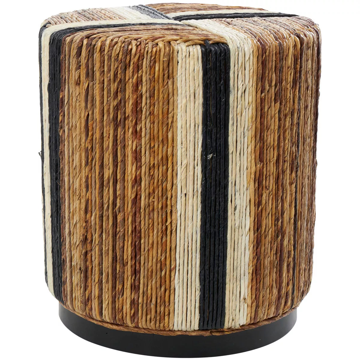 Handmade Linear Wrapped bohemian side table