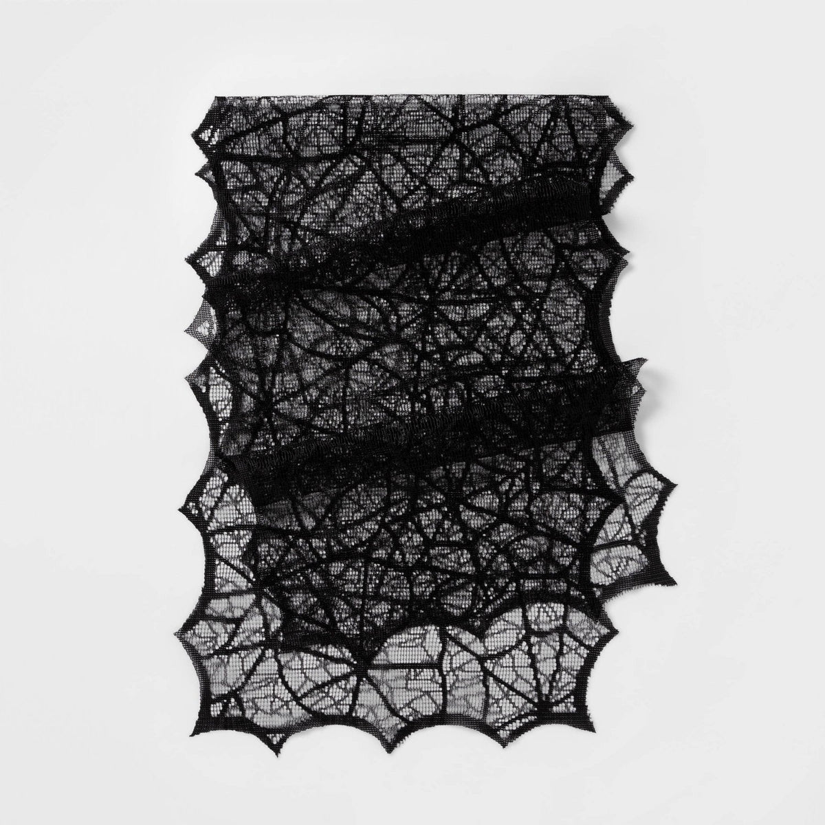 14 x 48 Inch Lace Halloween Table Runner - image 1