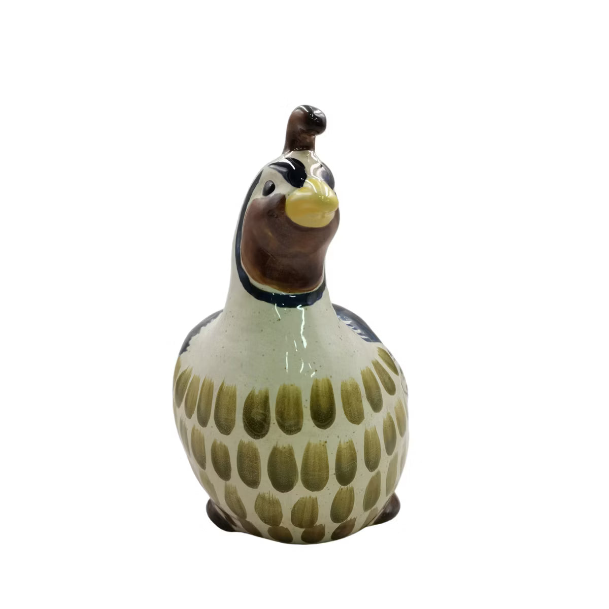 Painted Ceramic Fall Decorative Quail