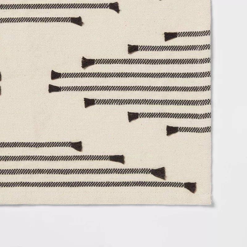 Cotton Modern Diamond Table Runner - Threshold™