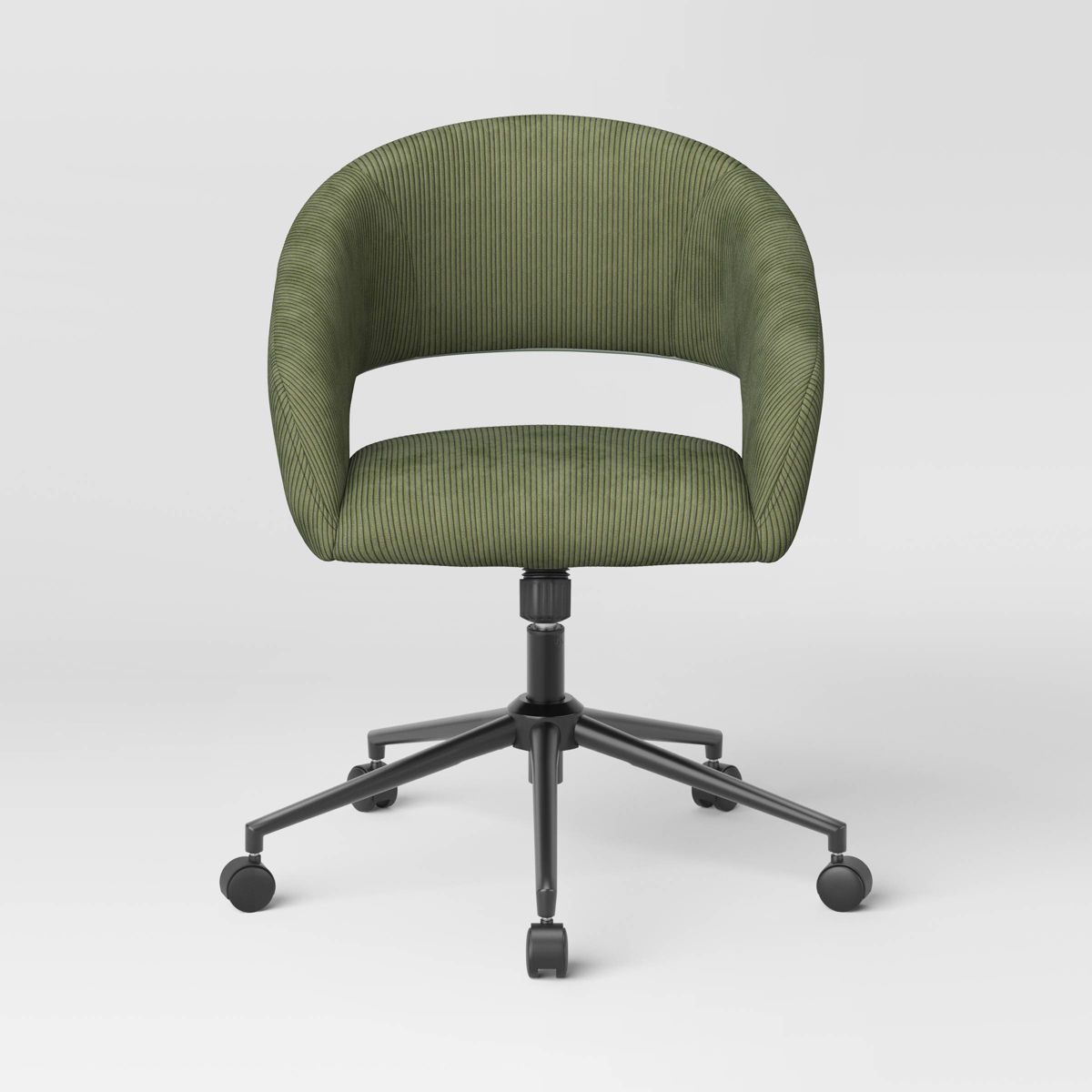 Rolling Swivel Barrel Back Office Chair Green - Room Essentials