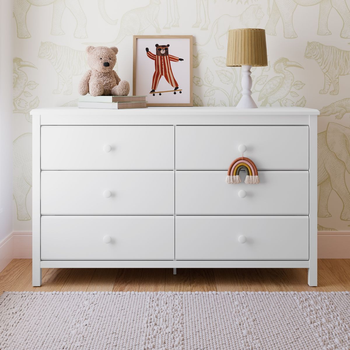 Storkcraft Alpine 6-Drawer Dresser White - Storkcraft