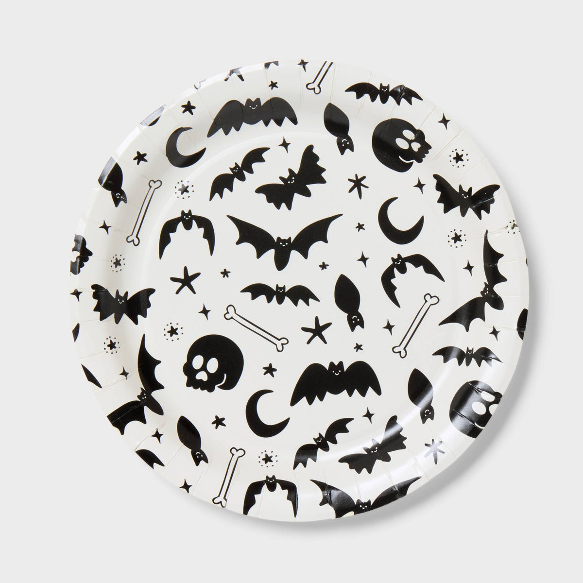 20ct Halloween Skull Dinner Paper Plate - image 1