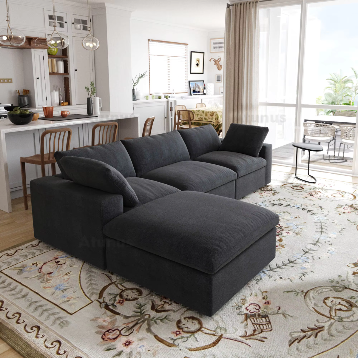 Wooden Frame Black Modular