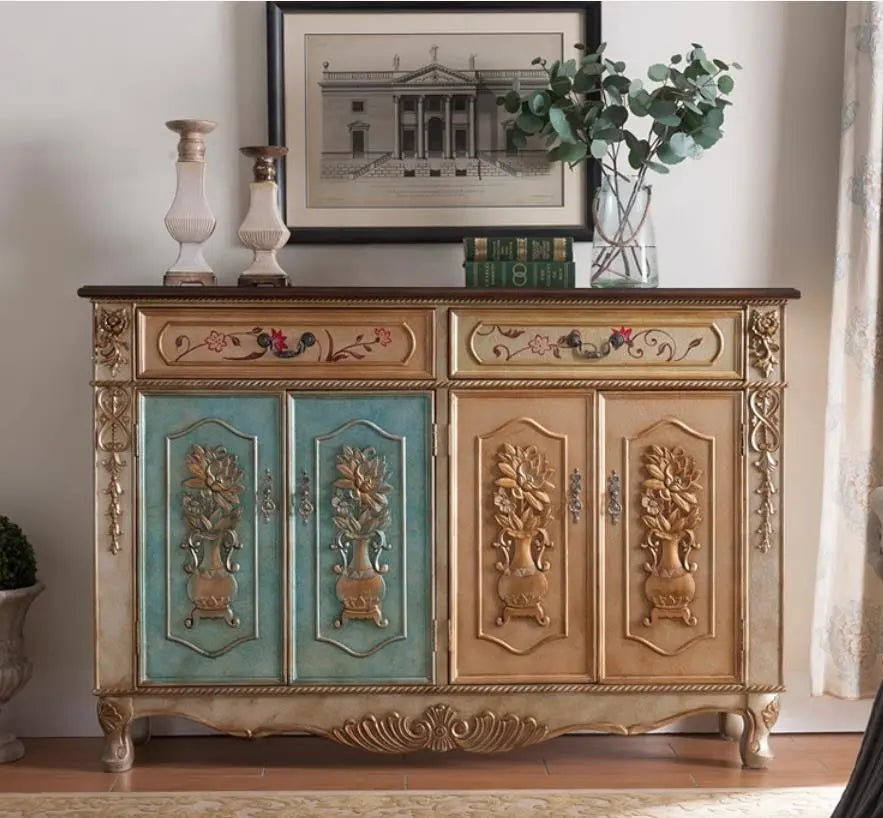 Champagne Vintage Solid Wood