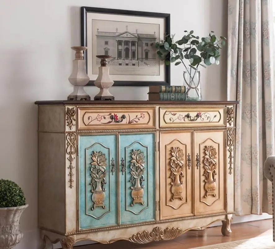 Champagne Vintage Solid Wood