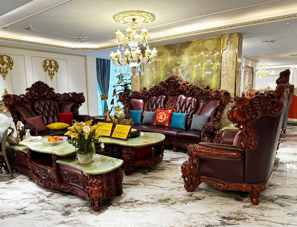 Sofa Set Solid Wood