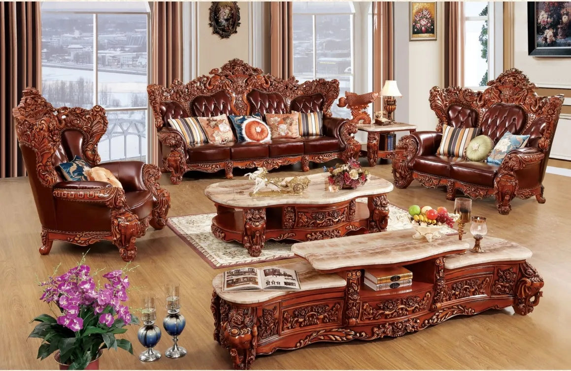 Sofa Set Solid Wood