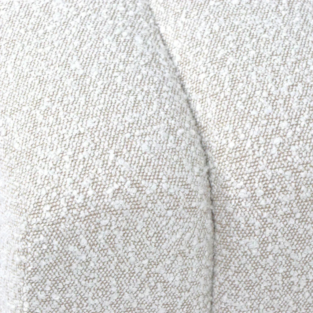Modern eucalyptus plywood footrest in neutral color White