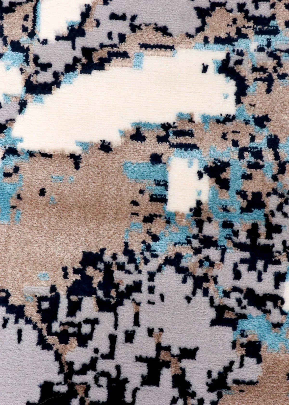 Turkish Earth Tone Abstract Rug – Machine-Made | Jute Backing | Warm Neutrals