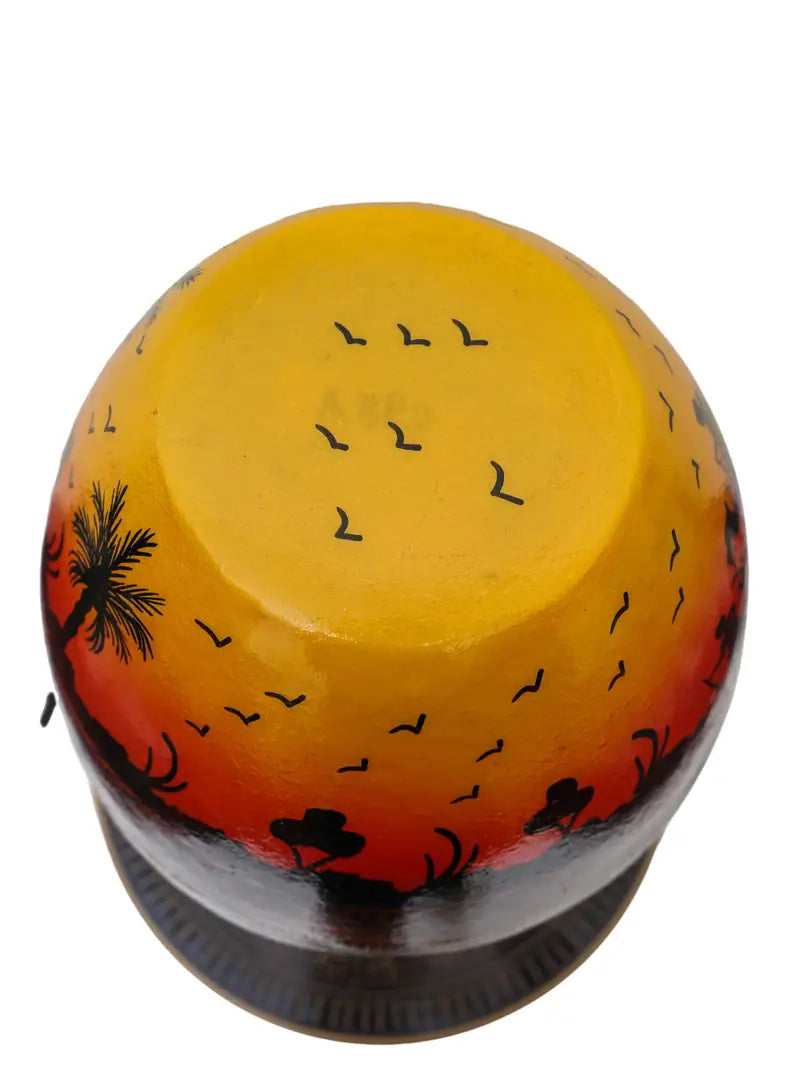 Unique Handpainted Camel Skin Lamp