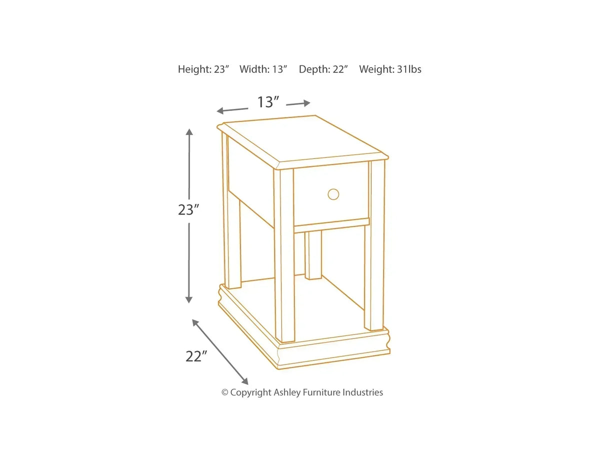 Breegin Chairside End Table