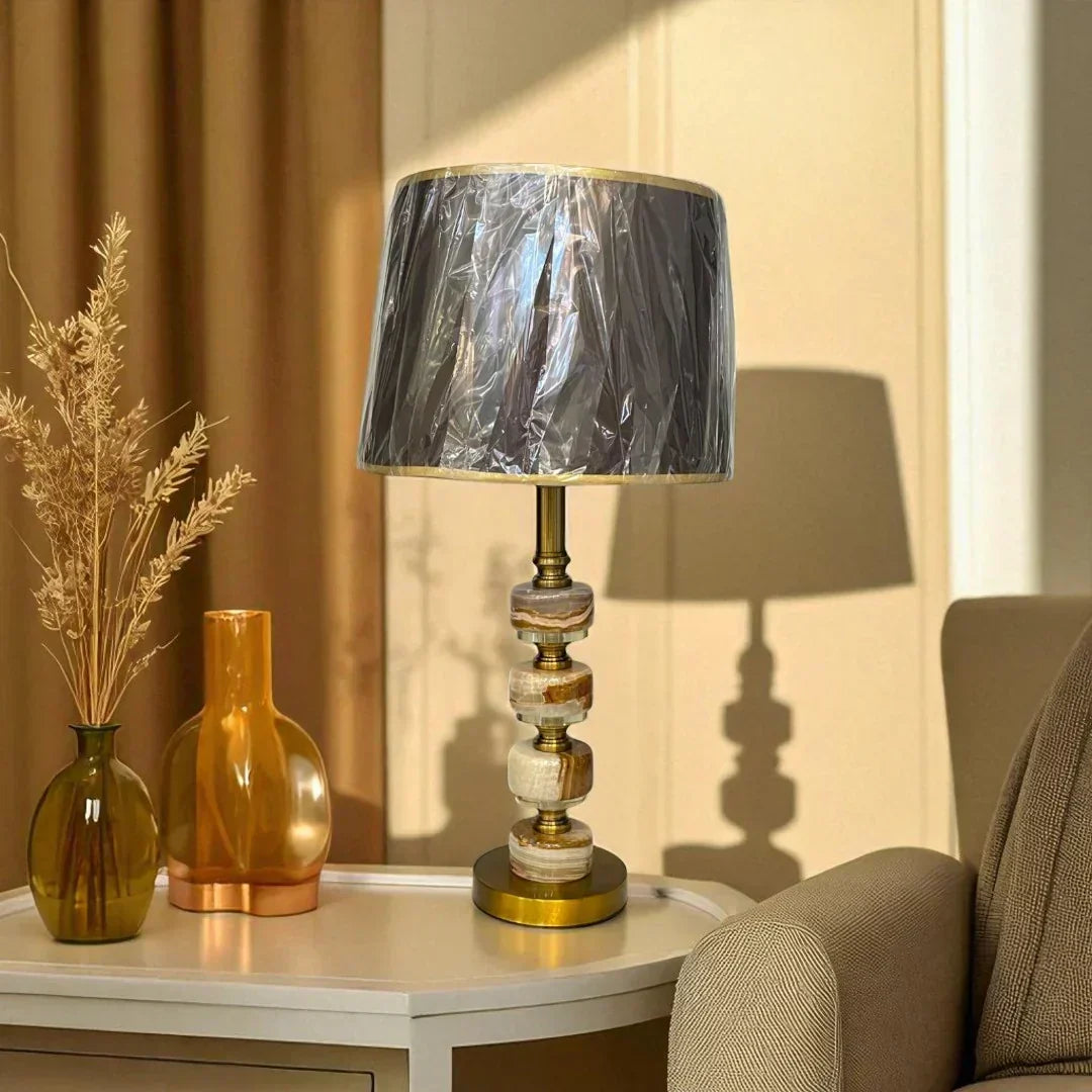 The Mireille Vintage French Brass Lamp