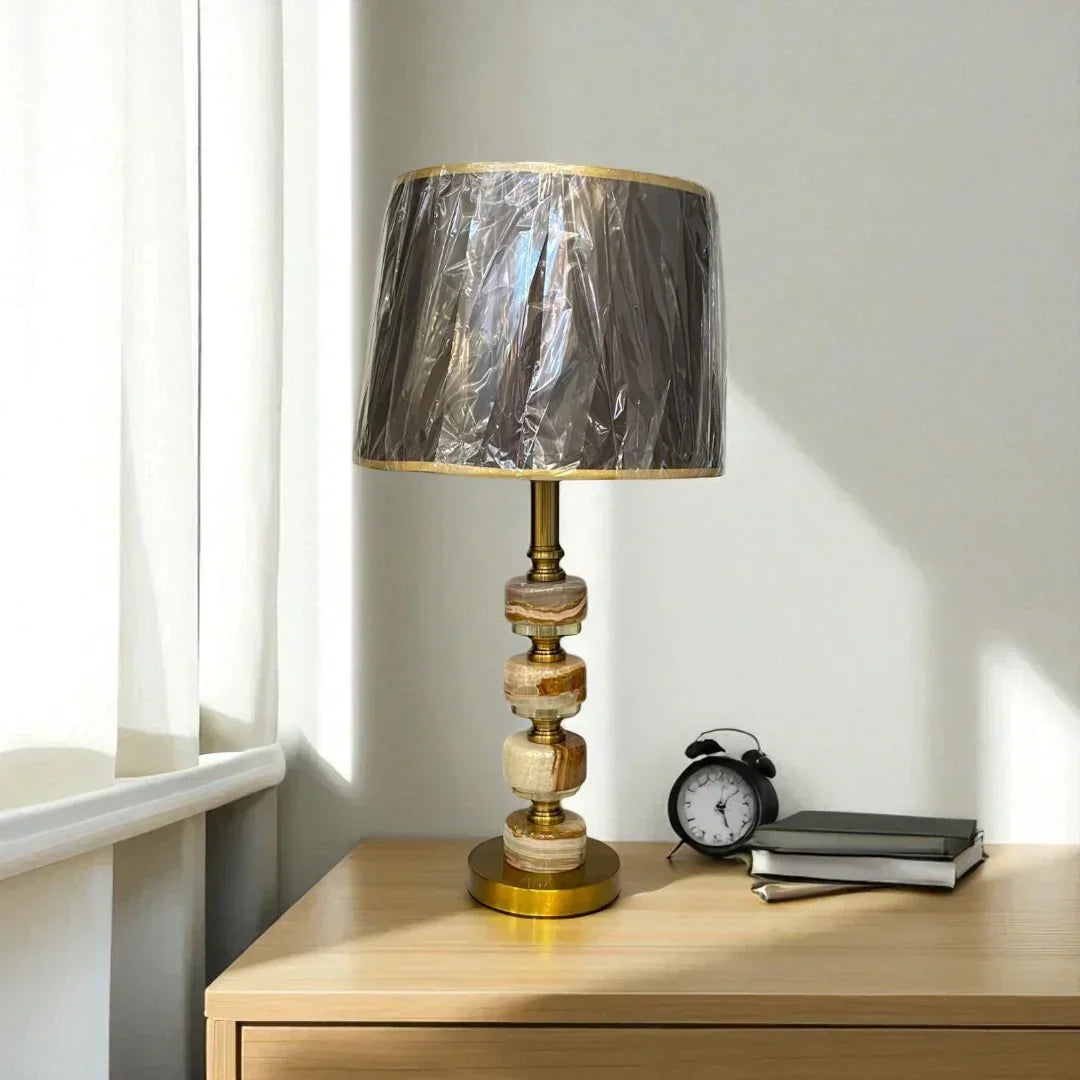 The Mireille Vintage French Brass Lamp