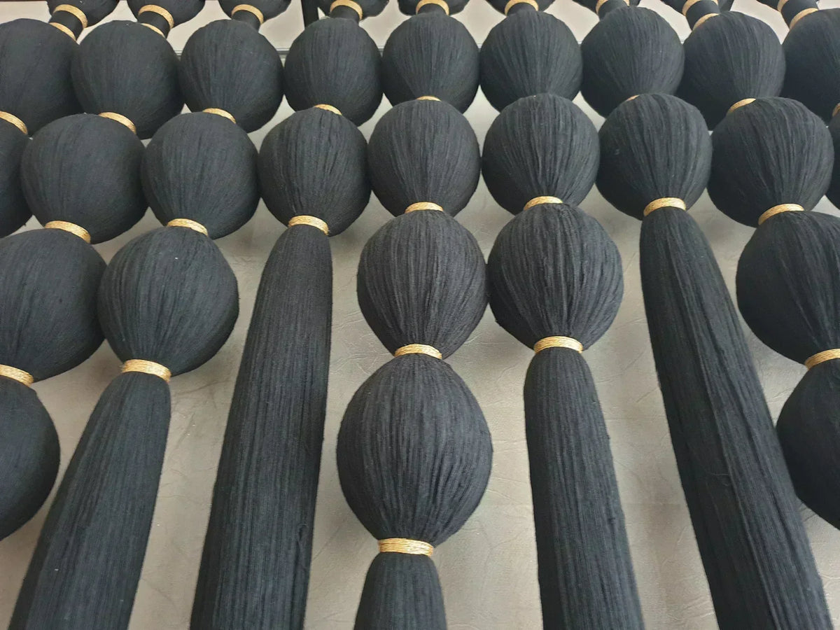 Luxe Boho Fiber Tassel Wall Hanging Handmade
