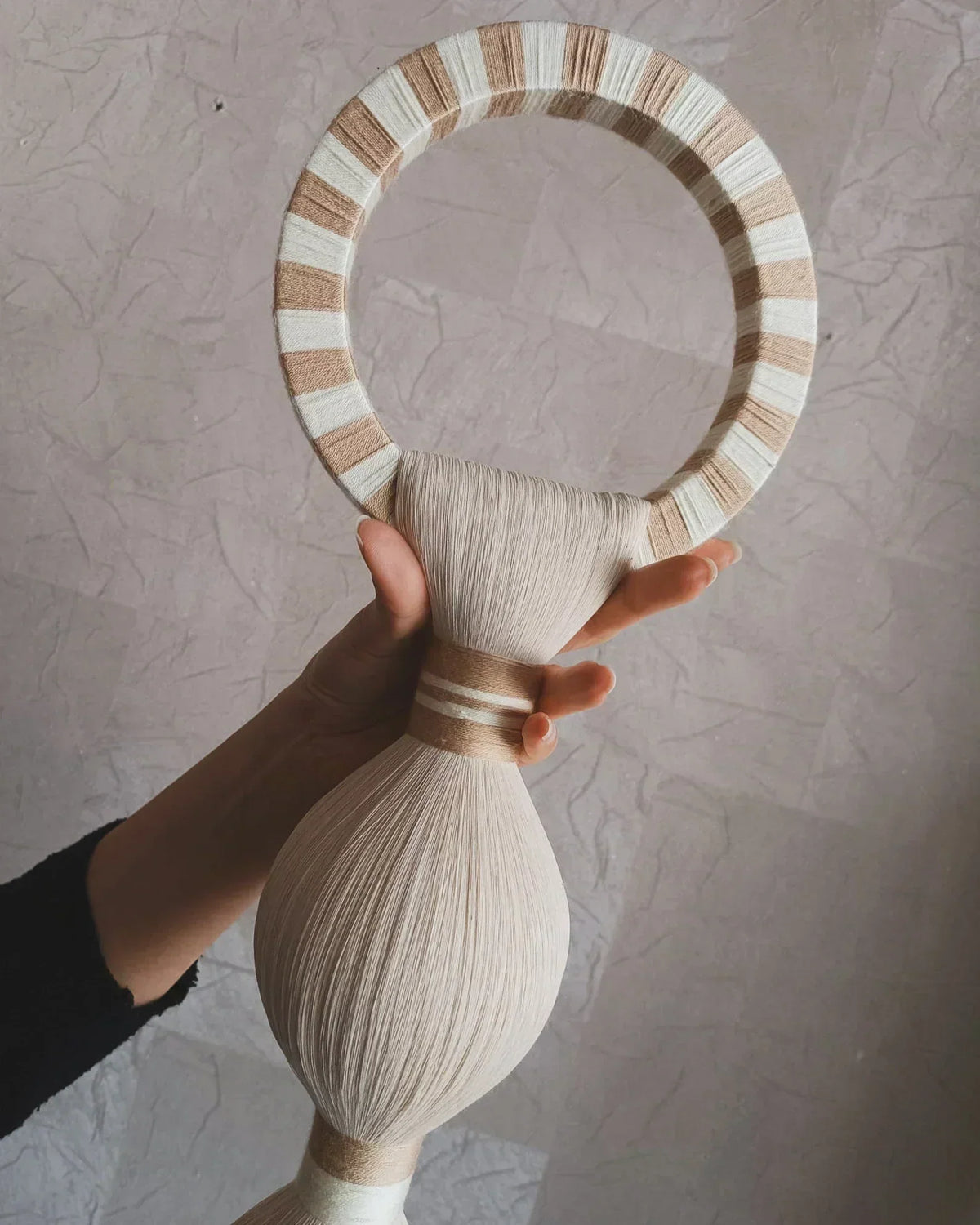 Handmade Boho Woven Art with Tassels