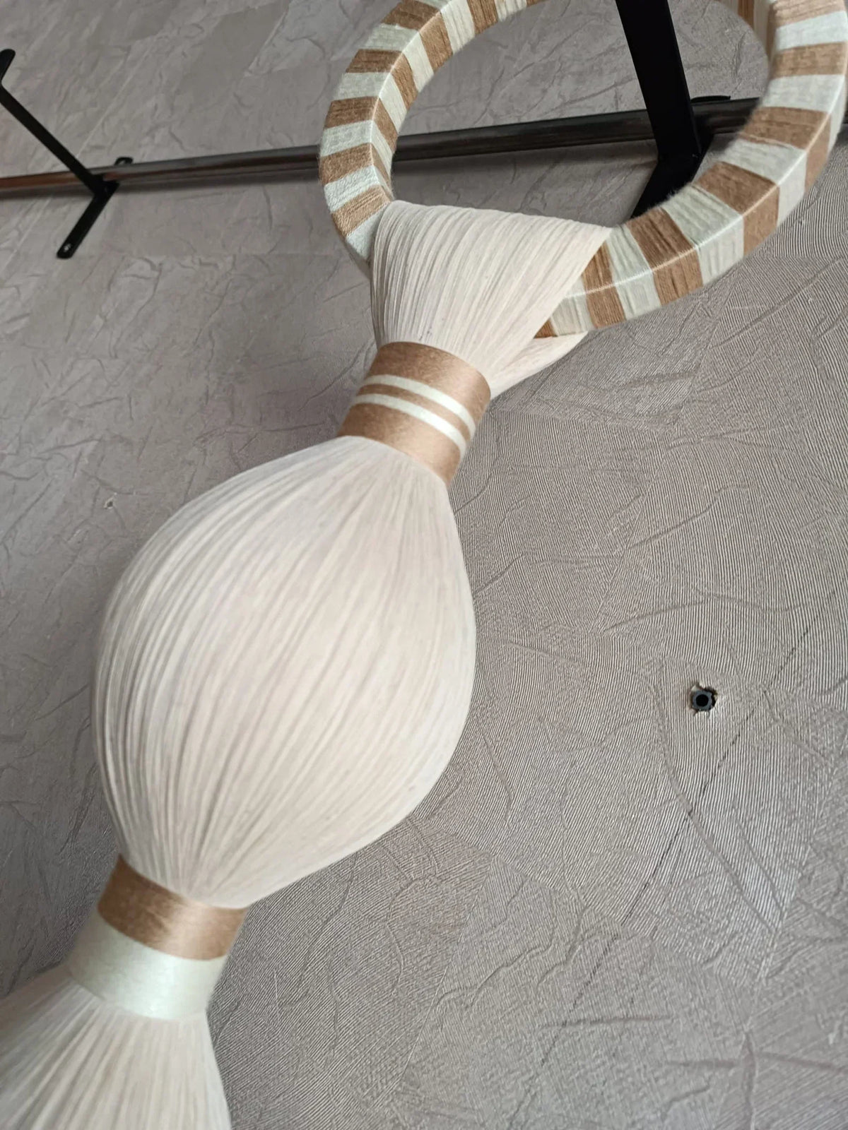 Handmade Boho Woven Art with Tassels