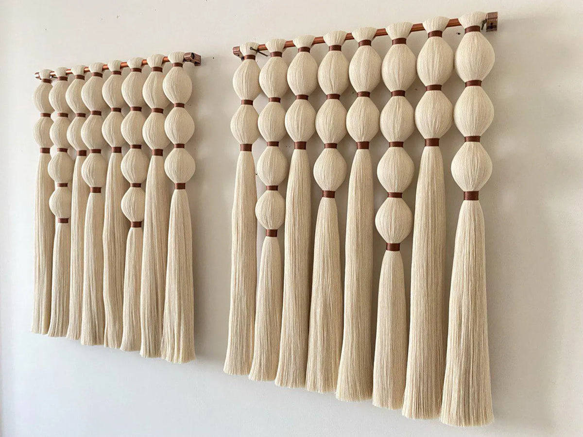 modern macrame tapestry