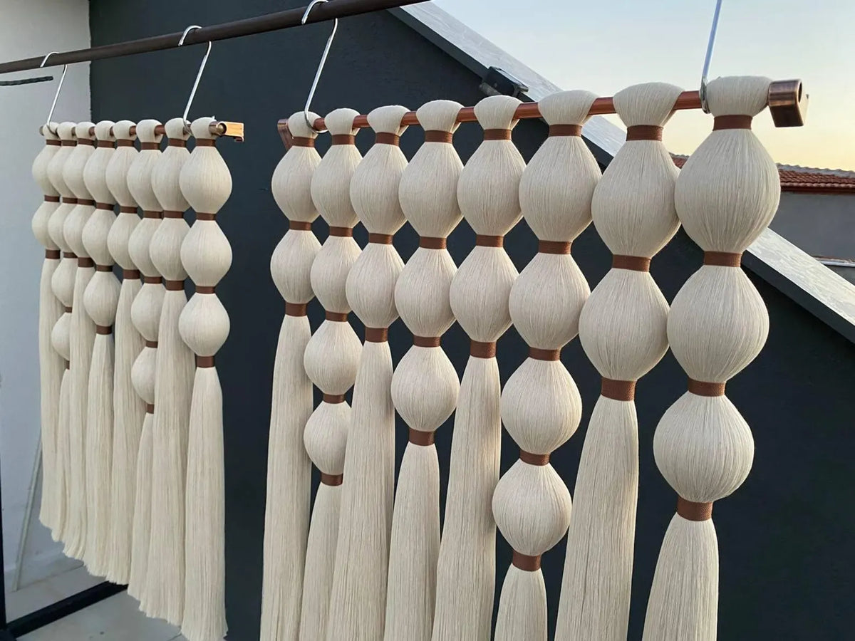 modern macrame tapestry
