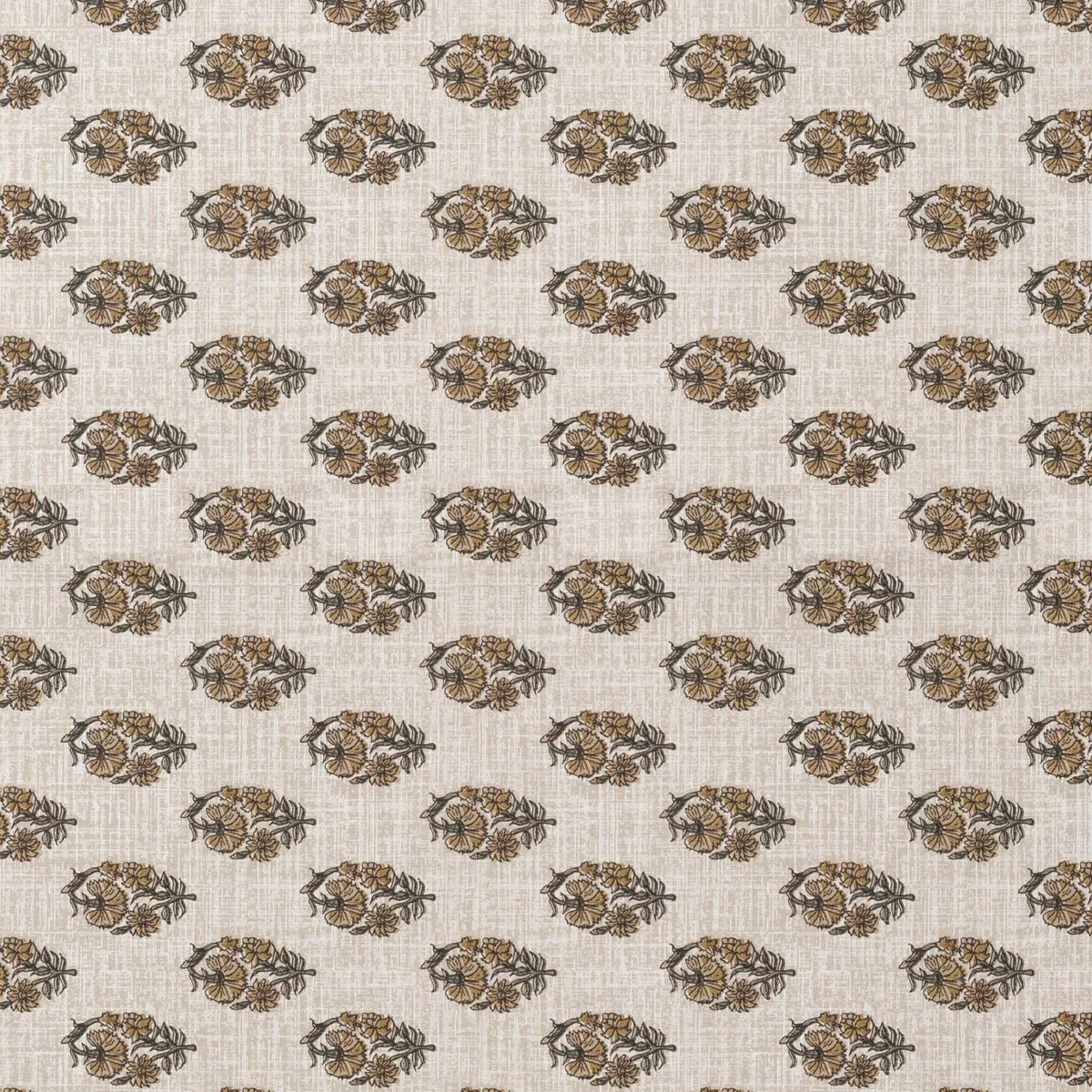 Floral Stamp Wheat Peel and Stick Wallpaper