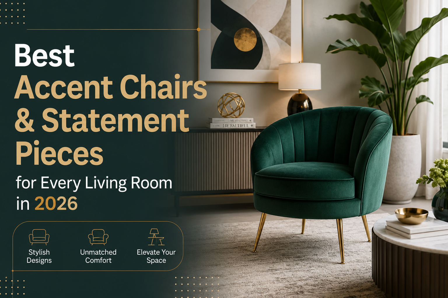 Best accent chairs for 2026 living rooms