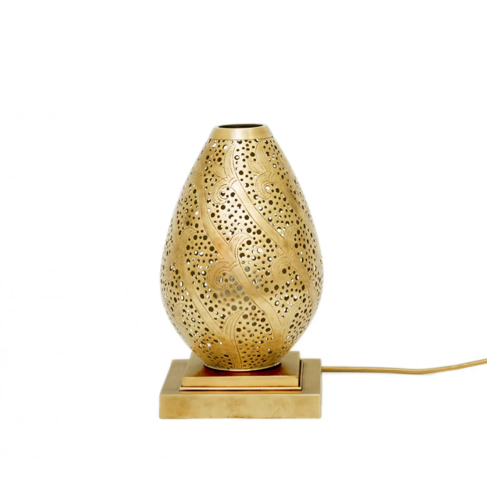 Moroccan Table Lantern – Handmade Copper Design