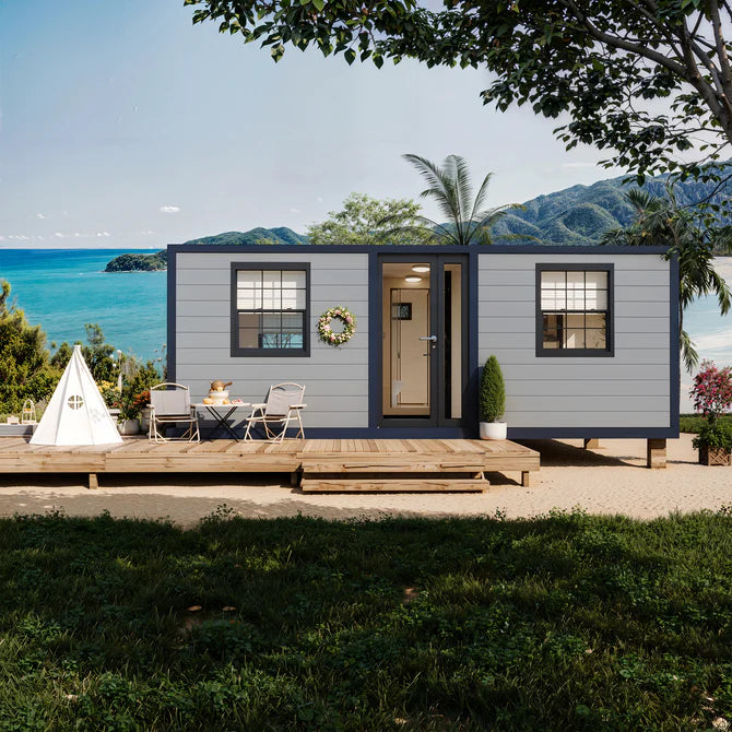 Modern 20ft Foldable Mobile Home with Full Kitchen & Bathroom