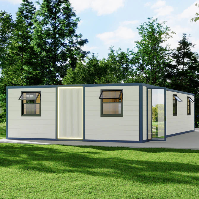40ft Foldable 3-Bedroom Container House — Expandable Modular Prefab Home