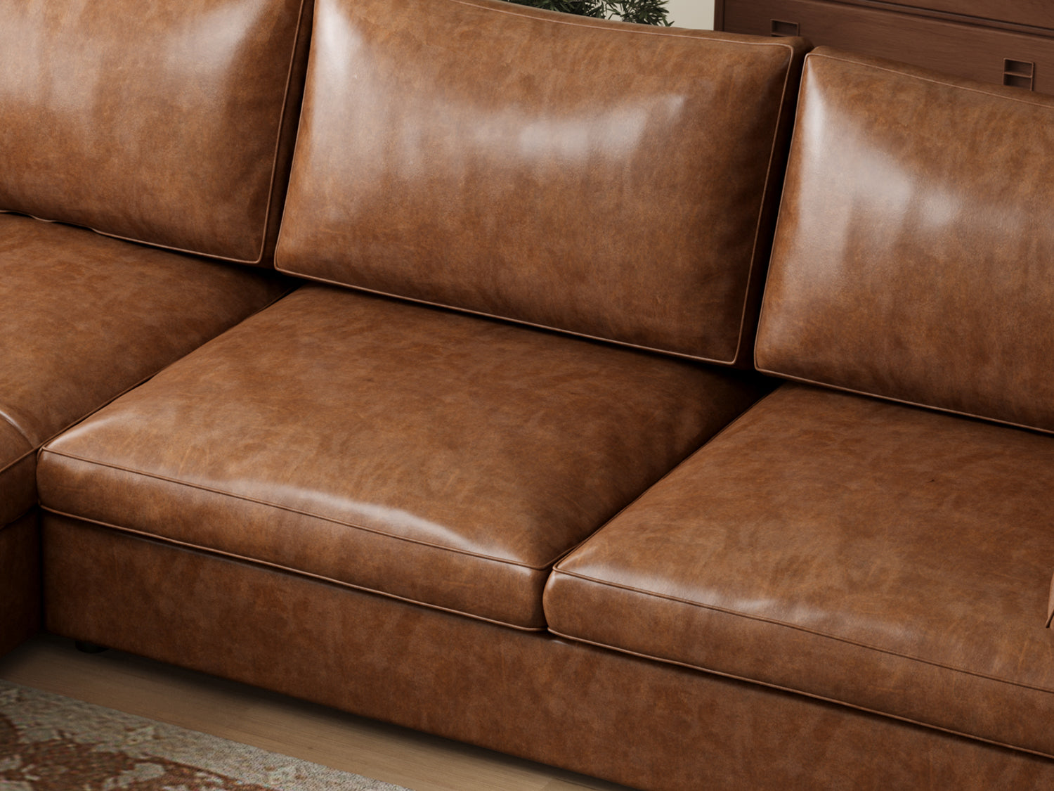Yantabulla Real Leather Sofa