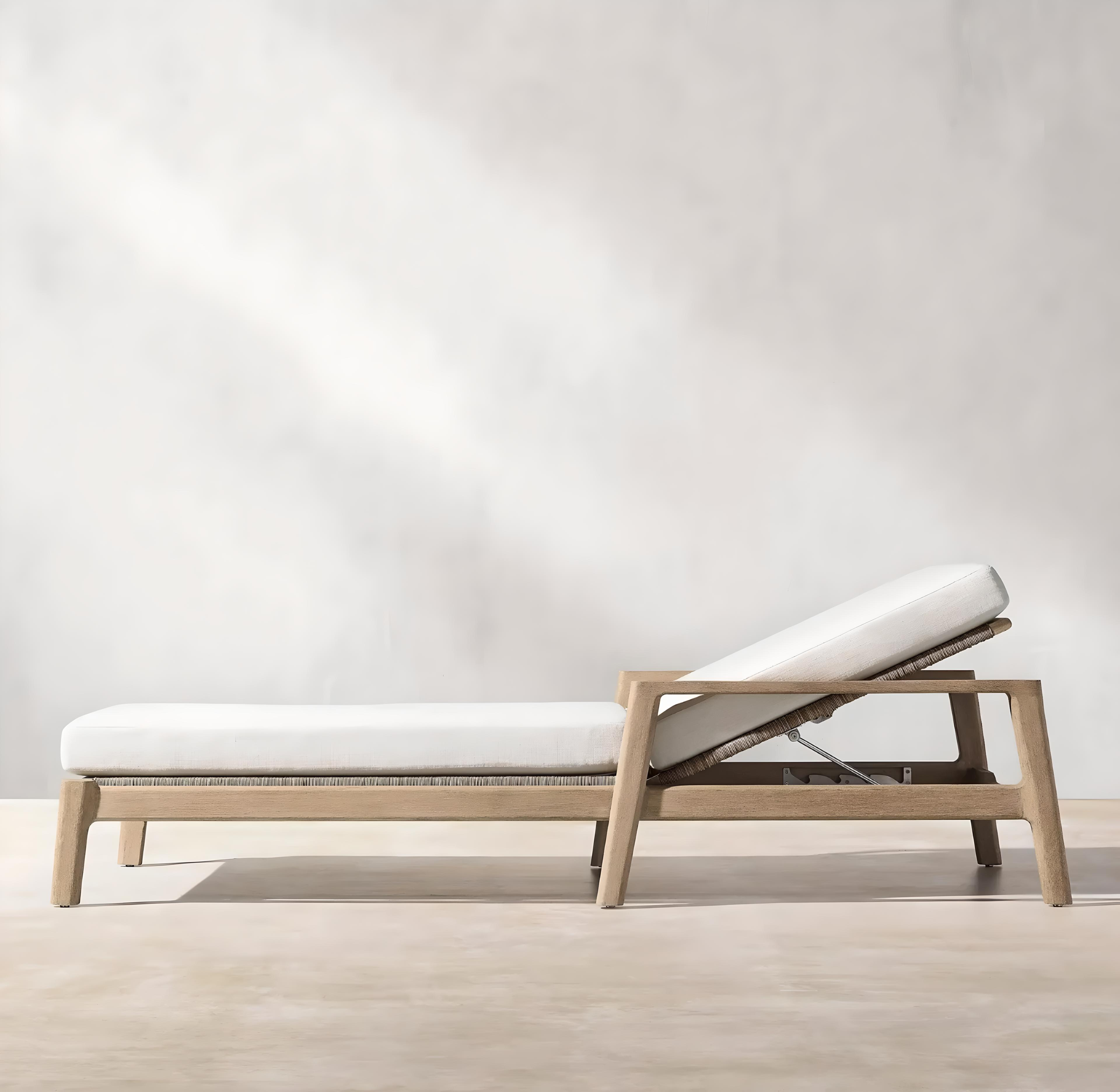 Wooden Sun Lounger