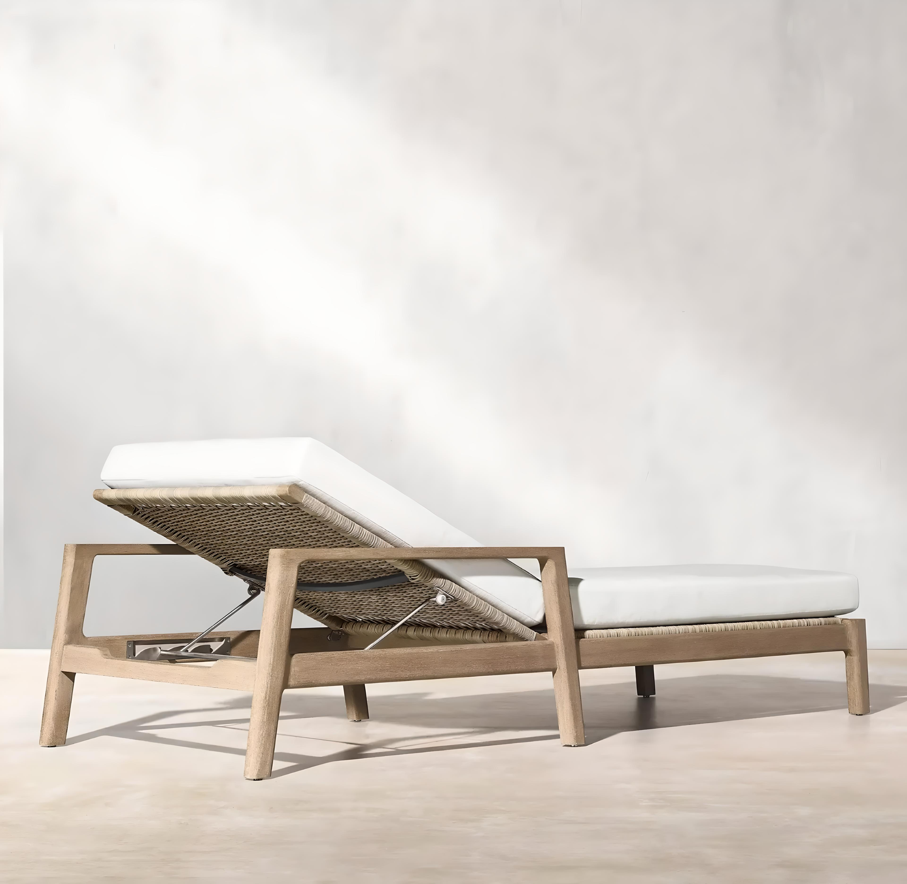 Wooden Sun Lounger