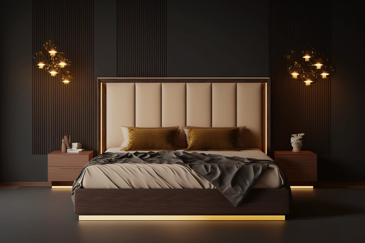 Sito Bedroom Set – Bold and Sturdy Bed, Wardrobe & Dresser | Ennovanest