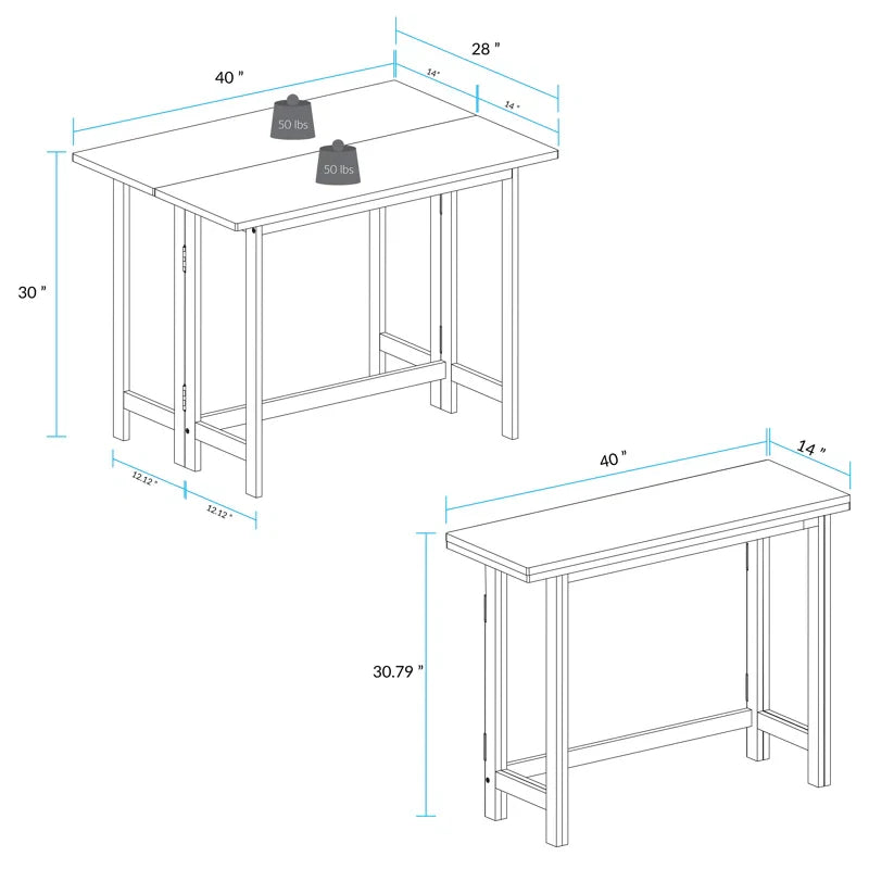 Breshaun Extendable Pine Dining Table