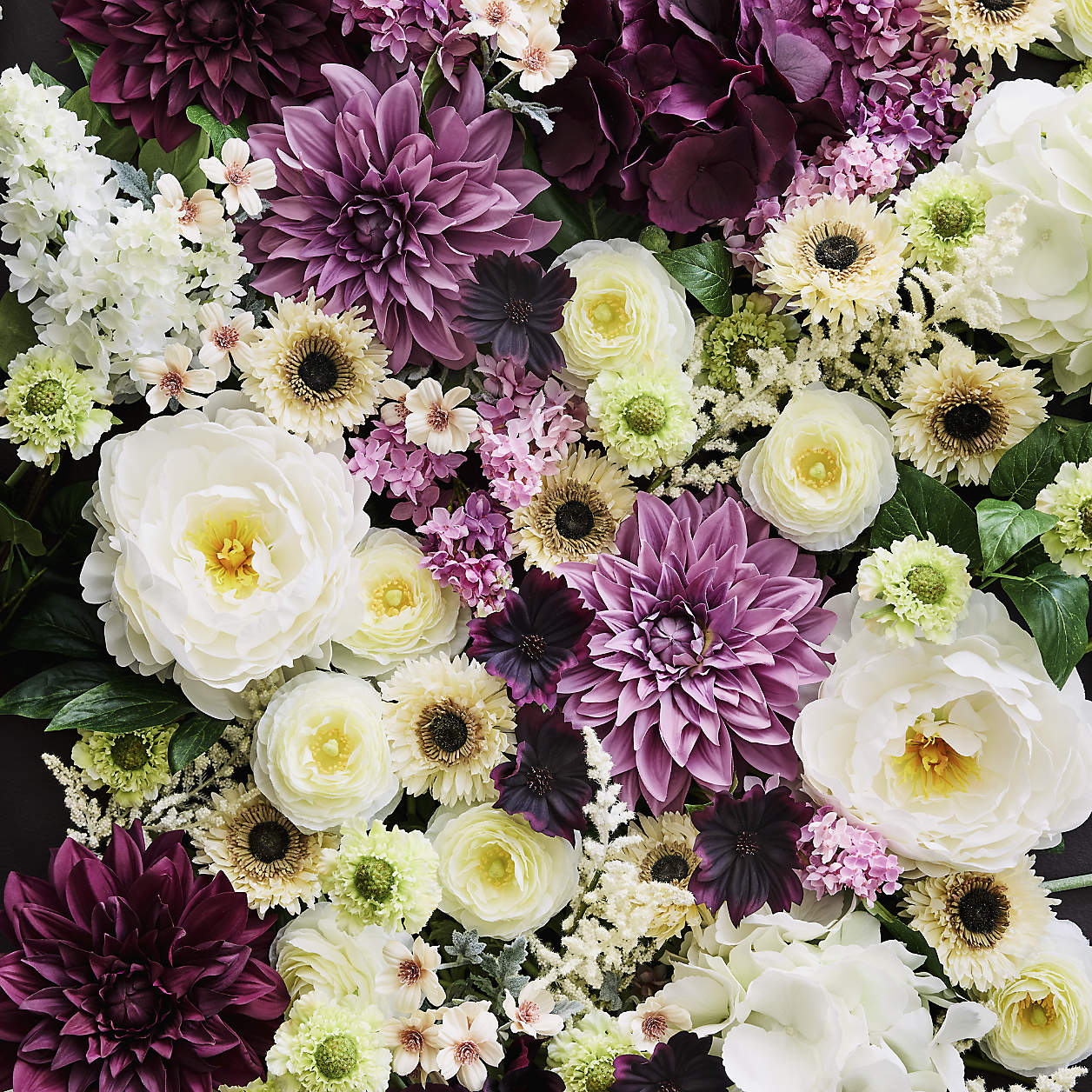 Faux White Lilac Spray