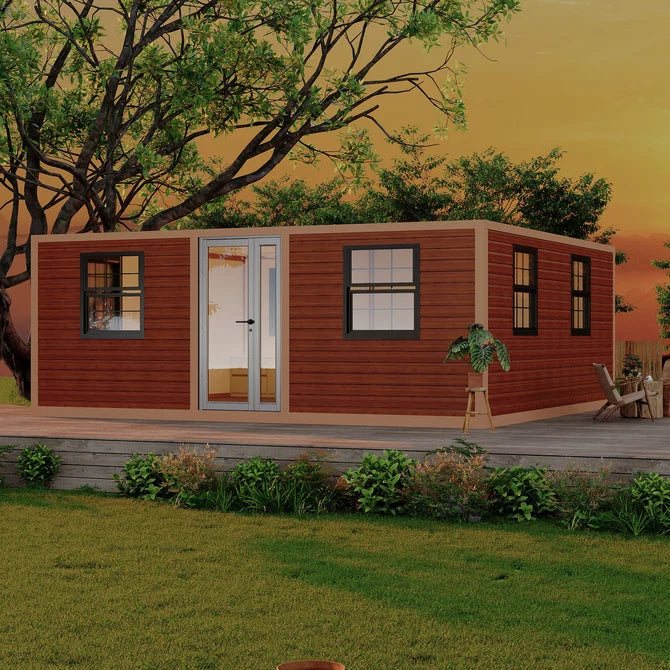 Modern 20ft 2-Bedroom Folding House — Portable Prefab Container Home