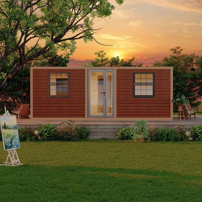 Modern 20ft 2-Bedroom Folding House — Portable Prefab Container Home