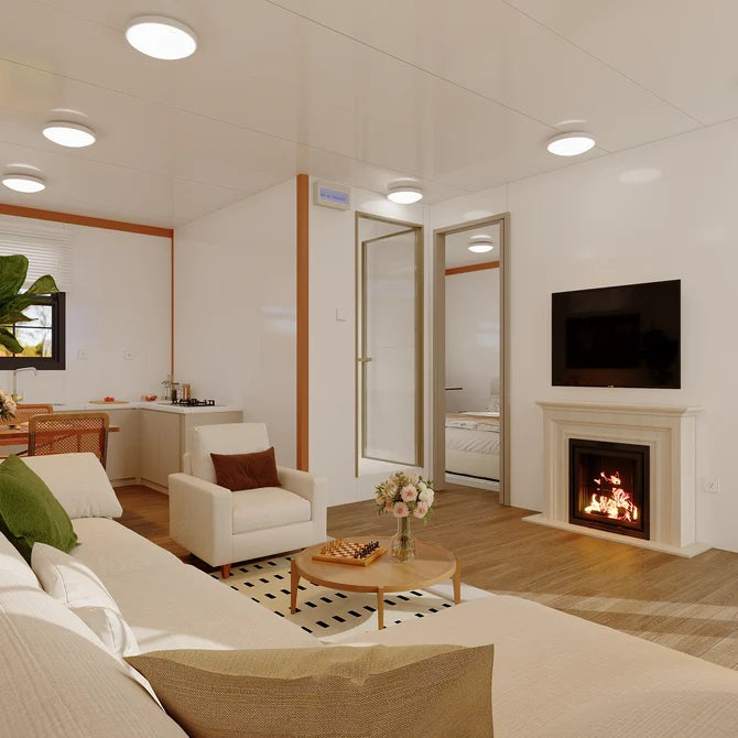 Modern 20ft 2-Bedroom Folding House — Portable Prefab Container Home