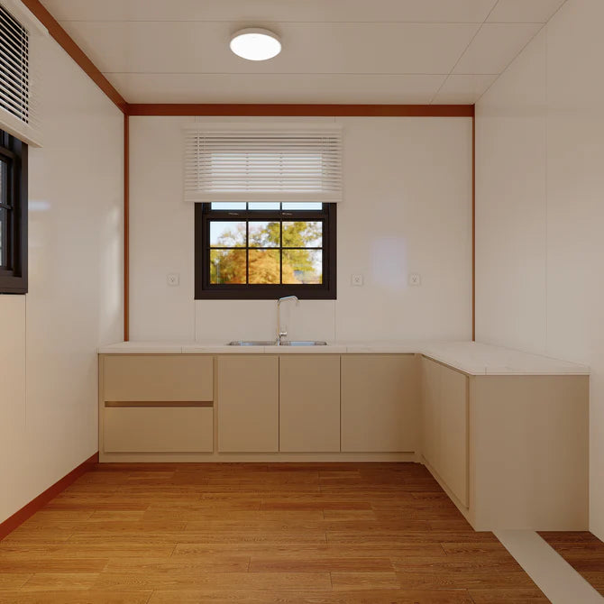 Modern 20ft Foldable Mobile Home with Full Kitchen & Bathroom