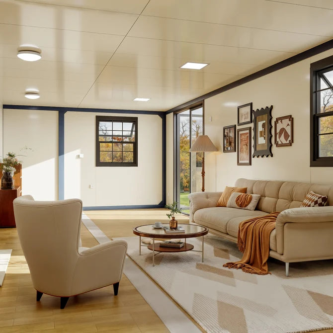 40ft Foldable 3-Bedroom Container House — Expandable Modular Prefab Home