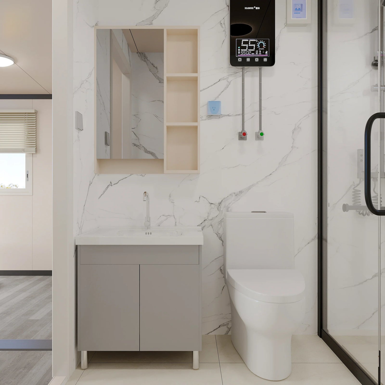 20ft Portable Prefab Modular Home Expandable Container House for Adults Living