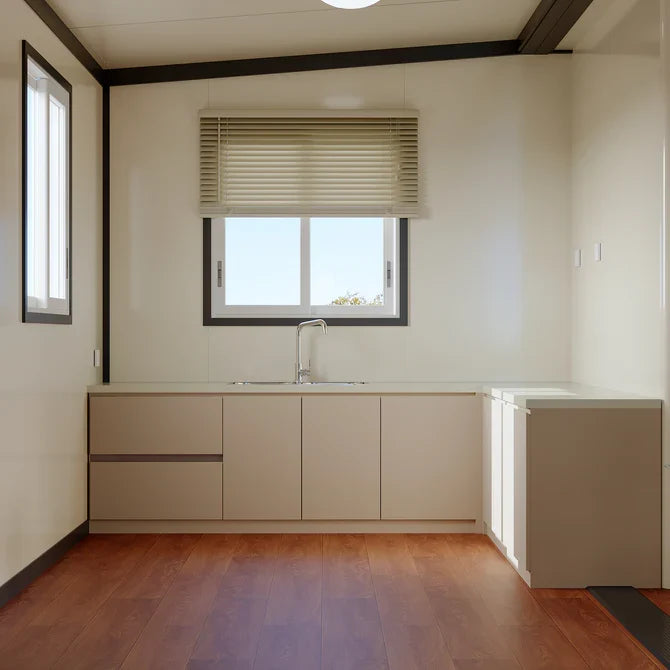 40ft Foldable 3-Bedroom Container House — Modular Prefab Home with Kitchen & Bath