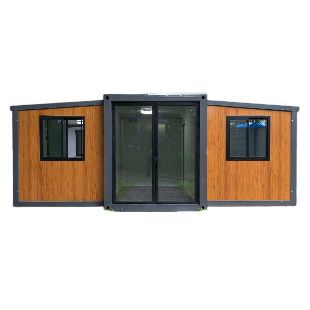 20ft Foldable 2-Bedroom Container Home — Expandable Prefab House for ADU & Rental
