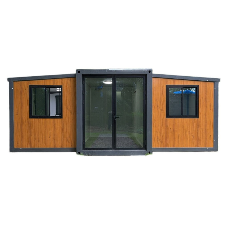 20ft Foldable 2-Bedroom Container Home — Expandable Prefab House for ADU & Rental
