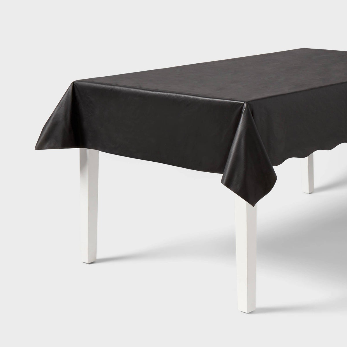 54 x 108 Inch Solid Table Cover Black - image 1