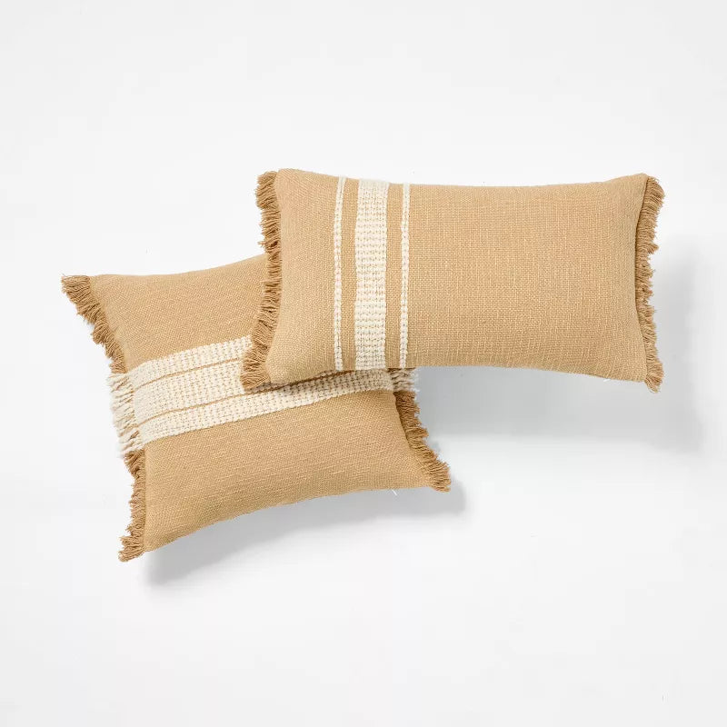 Neutral Throw Pillow