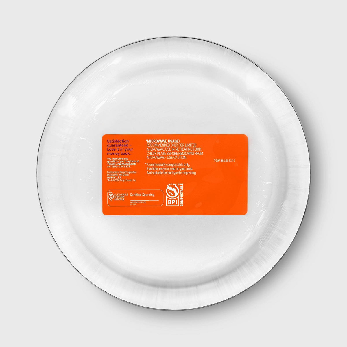 Halloween Ghost Disposable Plates 8.5 Inch - 38ct - image 3