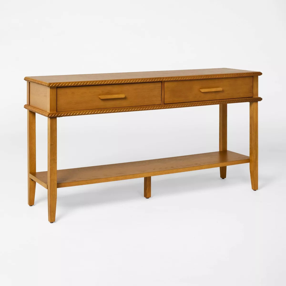 Azorella Console Table Oak Brown