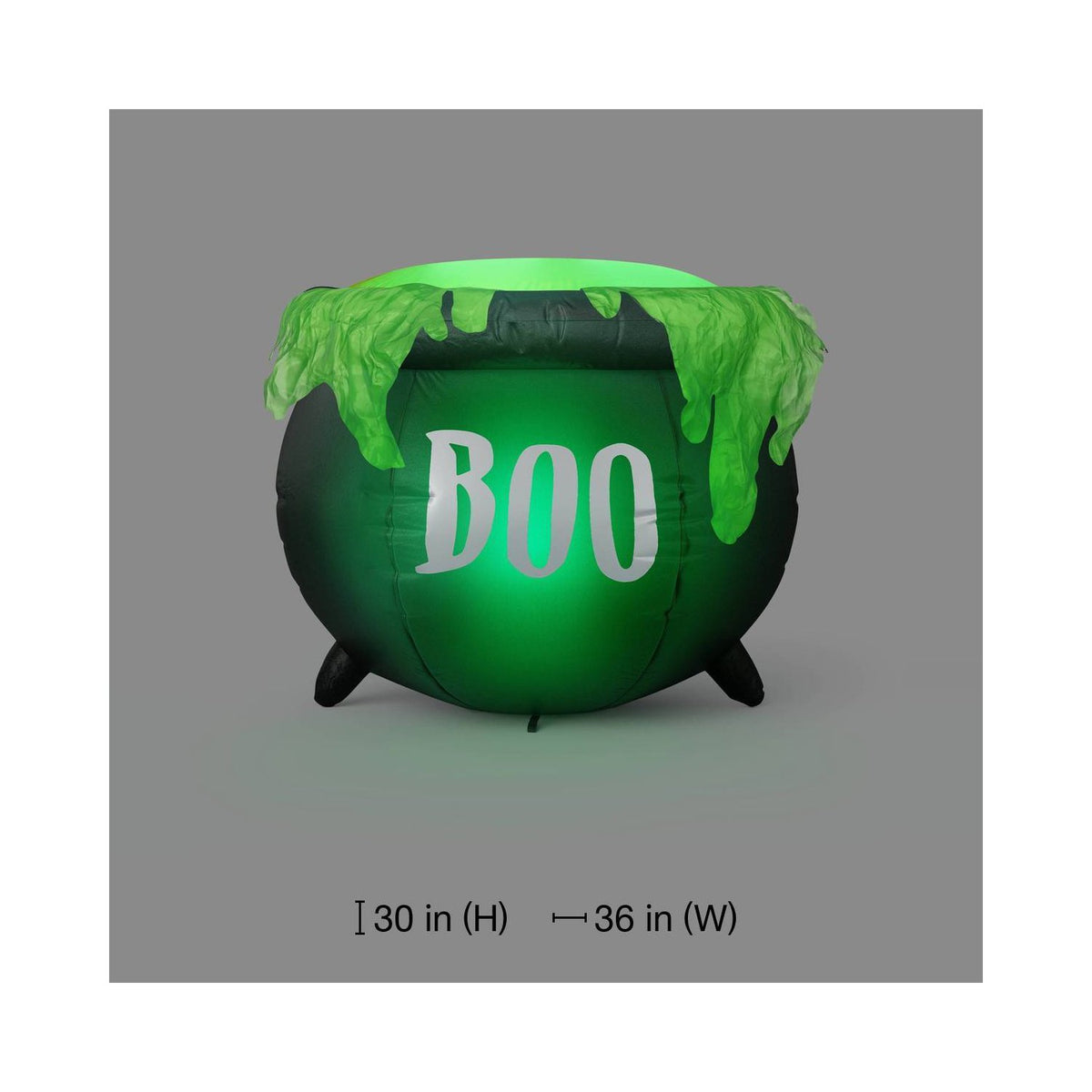 Halloween LED Inflatable BOO Cauldron - image 5