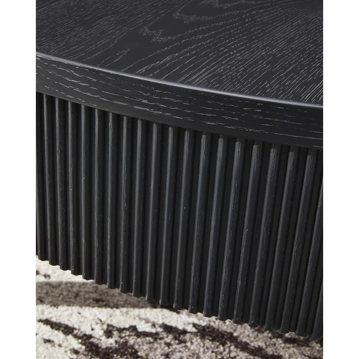 Round Coffee Table with Storage