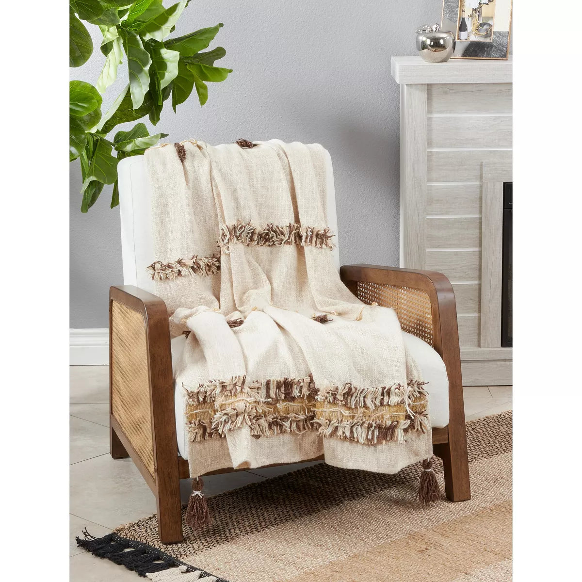 Throw With Tassel